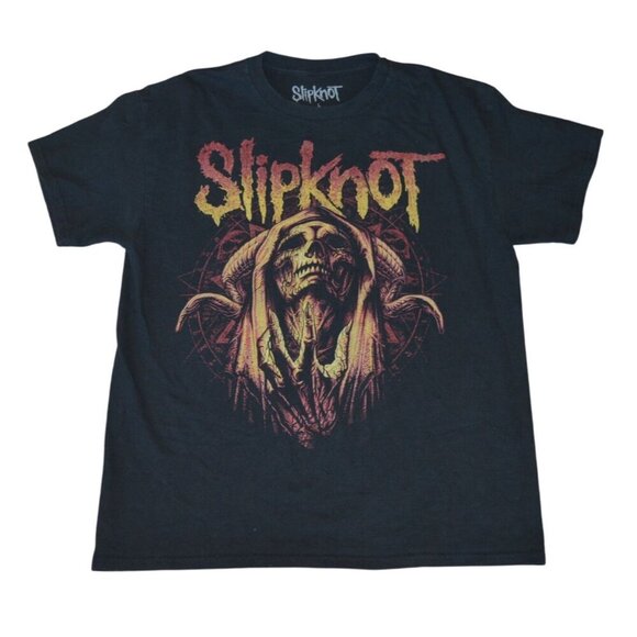 Slipknot 2021 Tour Band Music Logo Double Sided Graphic T Shirt Adult Size Large - Picture 5 of 5